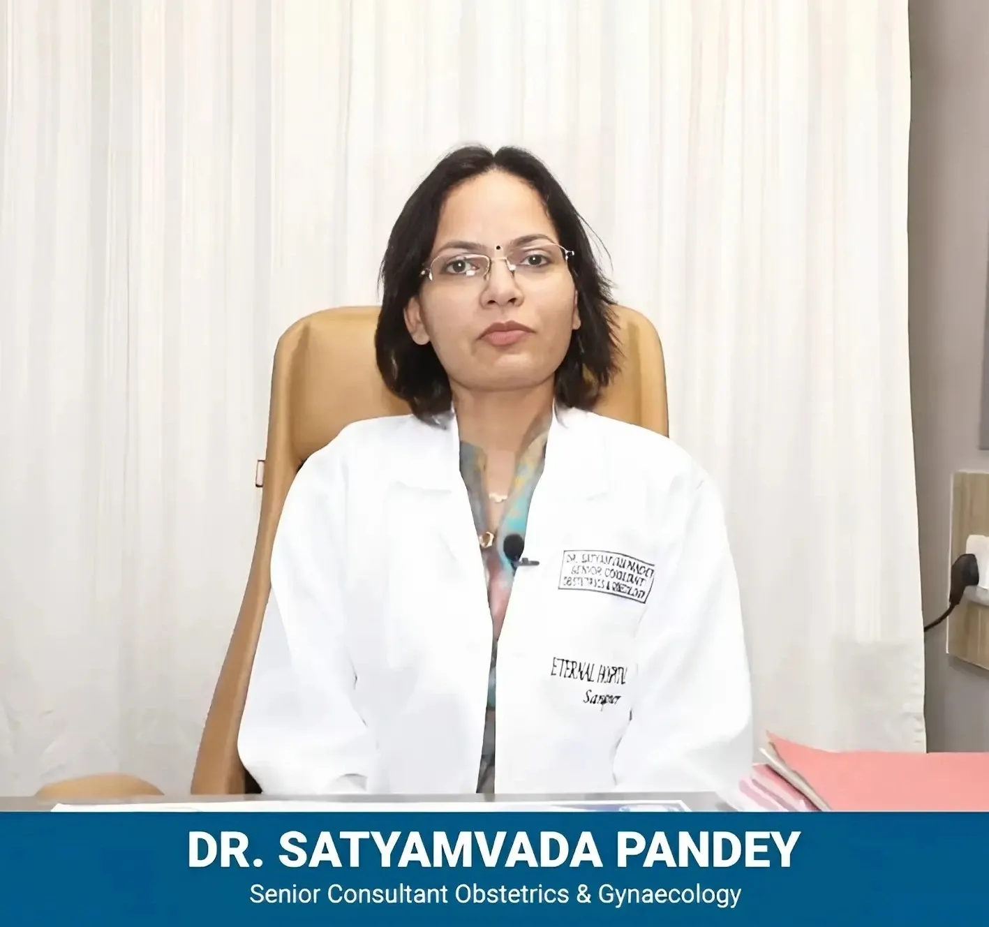 Dr Satyamvada Pandey - Senior Gynaecologist at Eternal Hospital, Sanganer